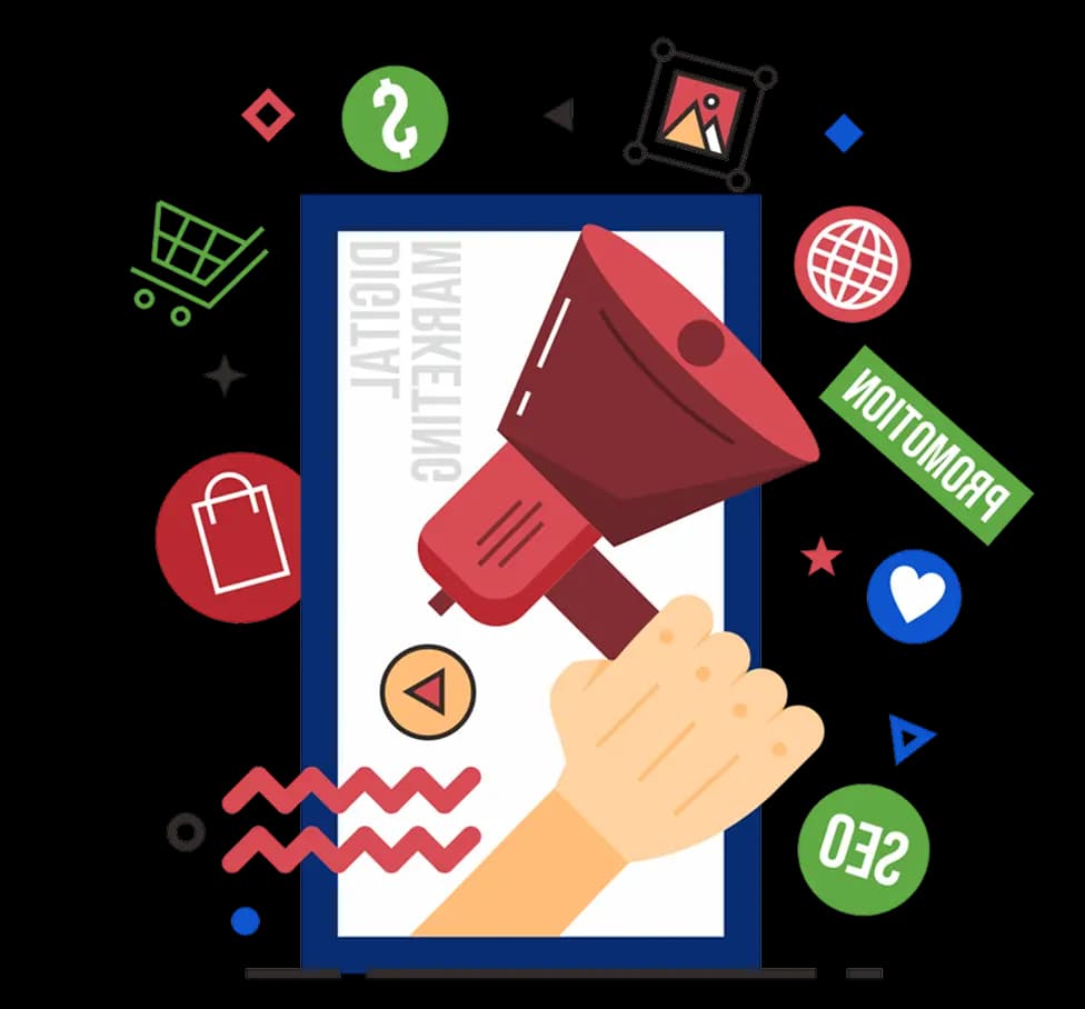 Marketing collateral and tablet mockup